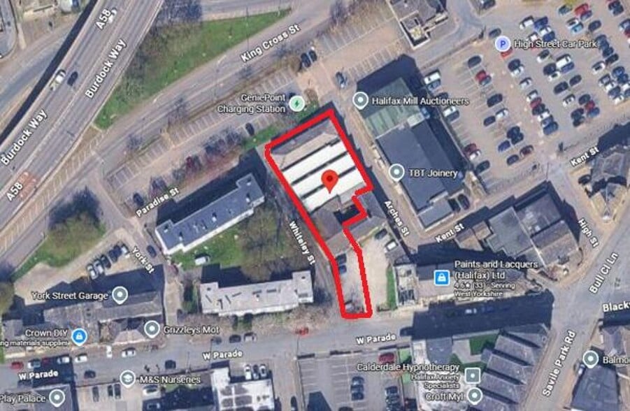 12A West Parade, Halifax for lease - Aerial - Image 3 of 7