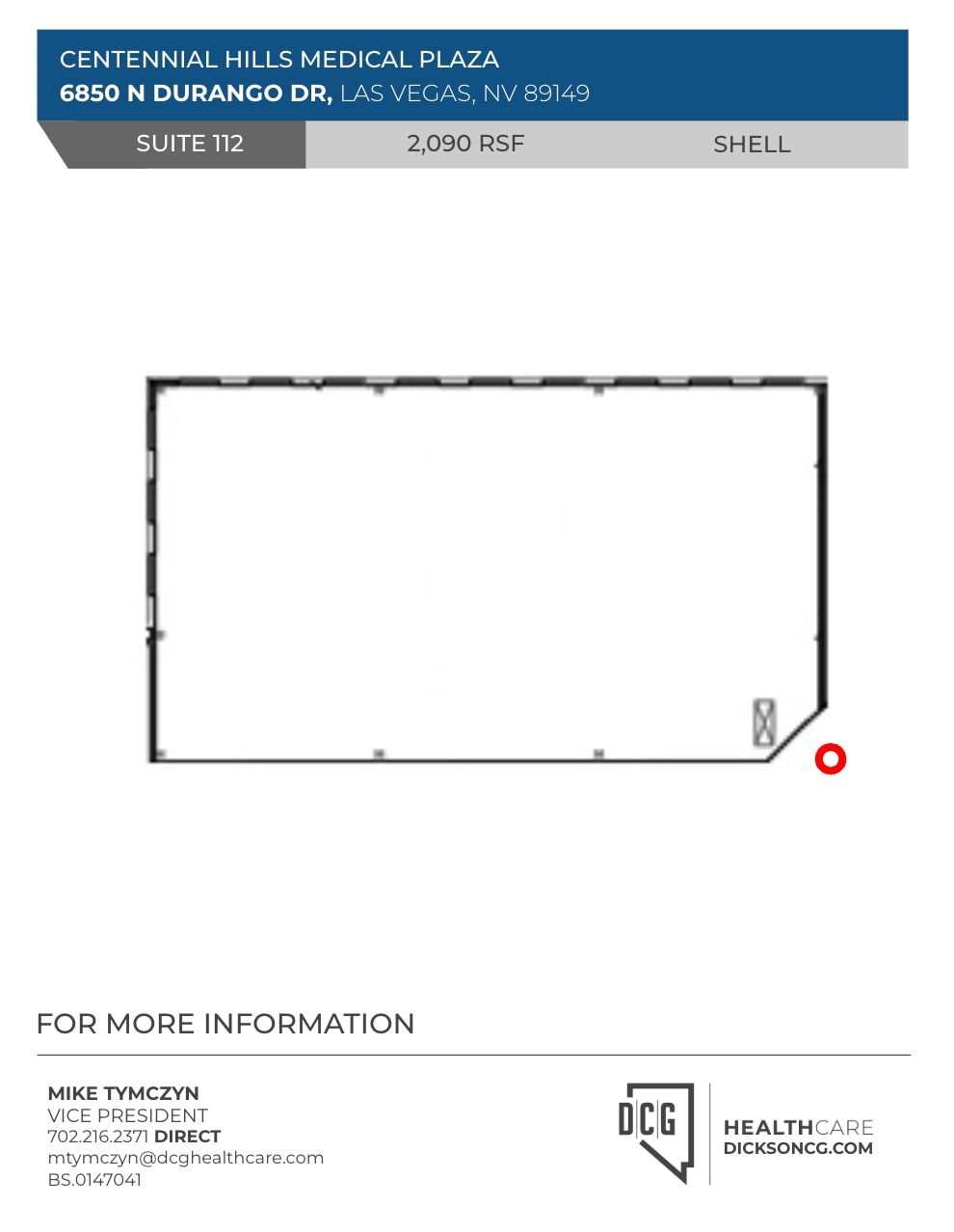 6850 N Durango Dr, Las Vegas, NV à louer Plan d’étage- Image 1 de 1