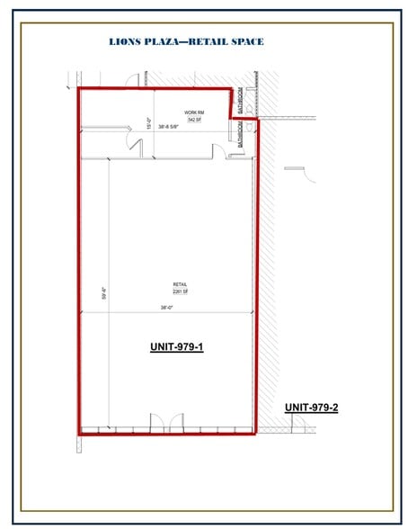969-979 Meriden Waterbury Tpke, Plantsville, CT for lease - Floor Plan - Image 2 of 31