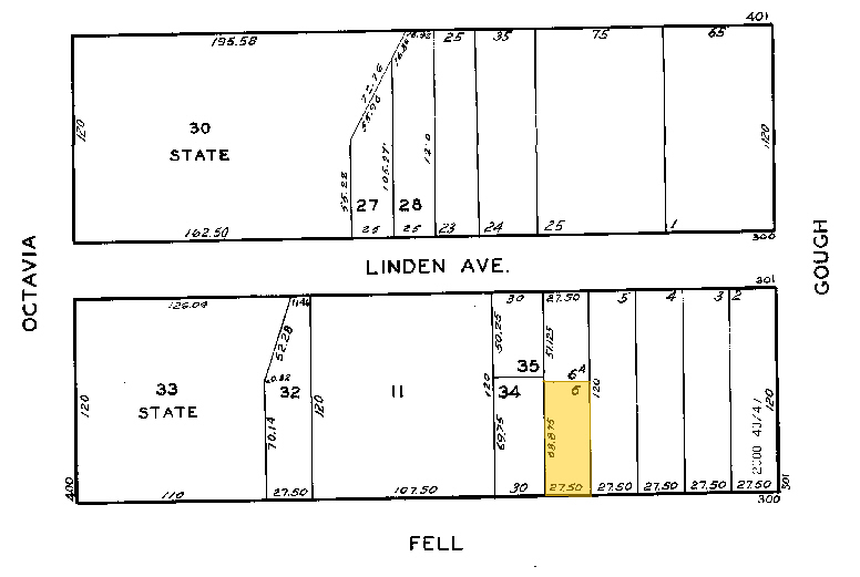 320-330 Fell St, San Francisco, CA for sale - Plat Map - Image 3 of 28