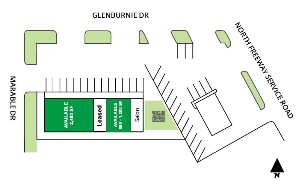 702-710 Glenburnie Dr, Houston, TX for lease Site Plan- Image 1 of 1