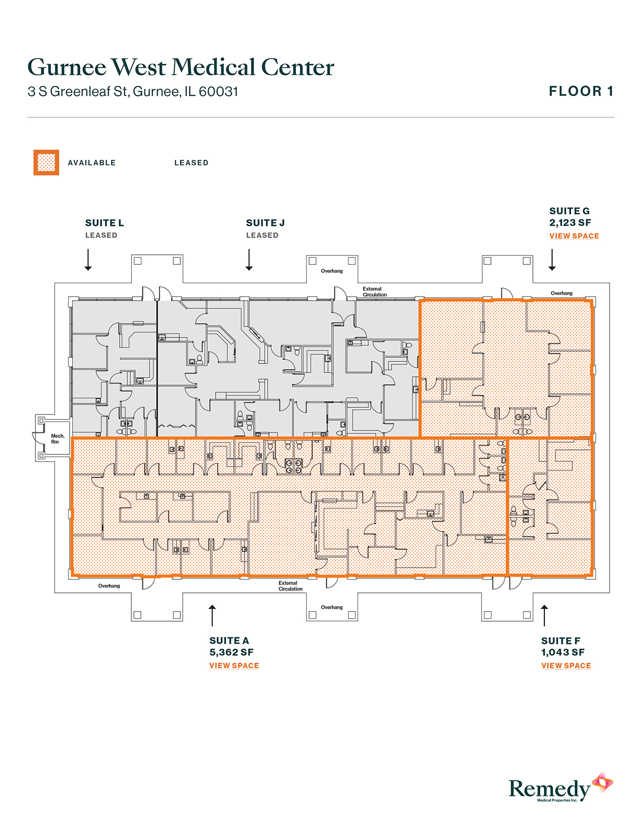 3 S Greenleaf Ave, Gurnee, IL à louer Plan d  tage- Image 1 de 1