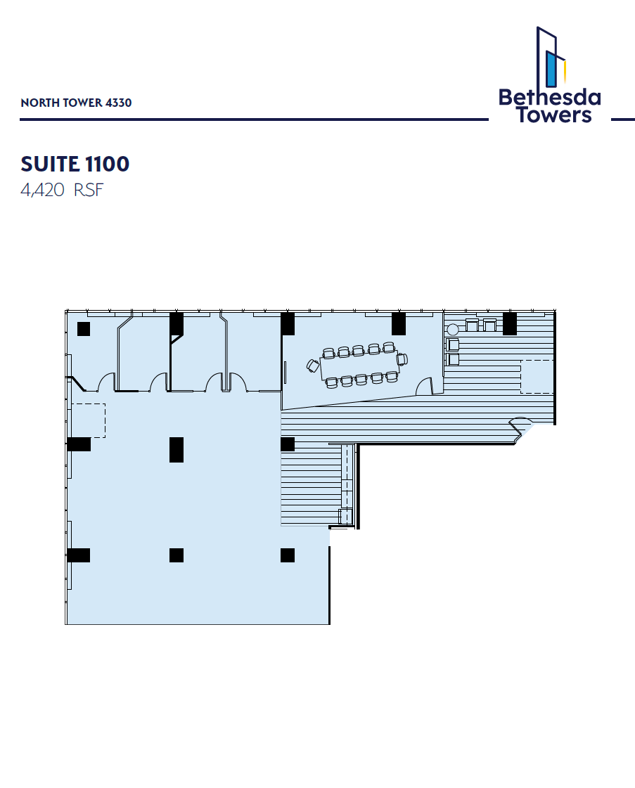 4340 East-West Hwy, Bethesda, MD for lease Floor Plan- Image 1 of 1