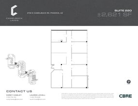 2850 E Camelback Rd, Phoenix, AZ for lease Site Plan- Image 1 of 2