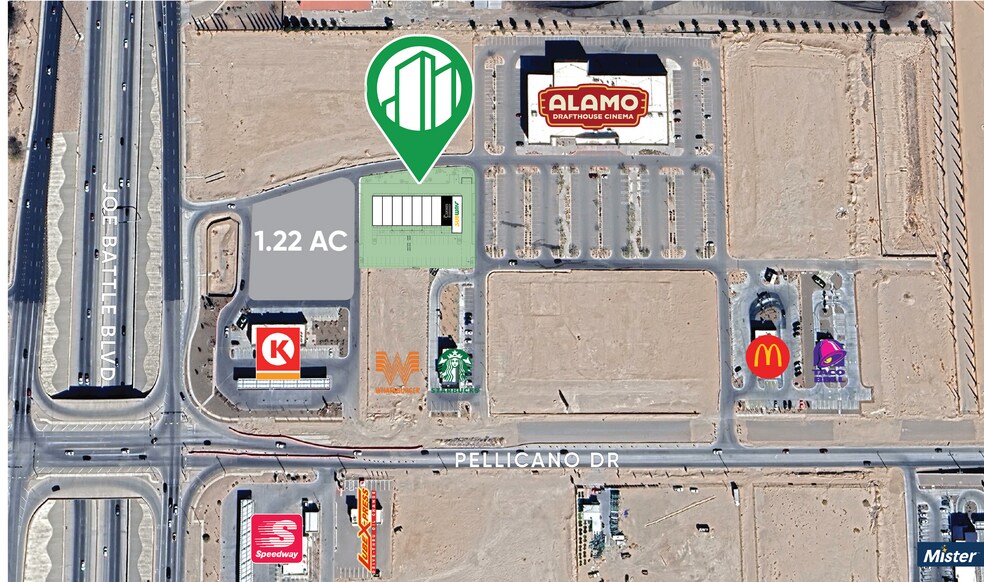 1416 Joe Battle Blvd, El Paso, TX à louer - Photo du bâtiment - Image 2 de 4