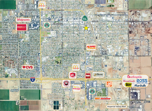 315 S 4th St, El Centro, CA - Aerial map view