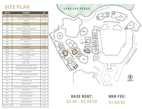 10 Costa Di Lago, Henderson, NV for lease Site Plan- Image 2 of 2