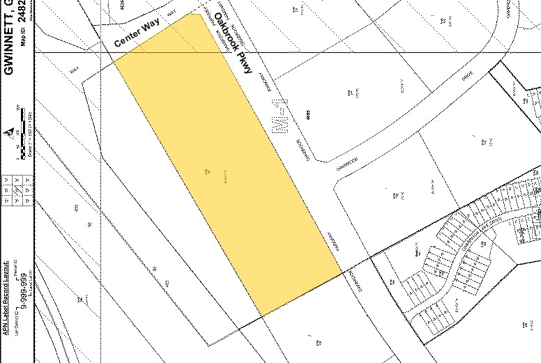 5865 Oakbrook Pky, Norcross, GA à louer - Plan cadastral - Image 2 de 5