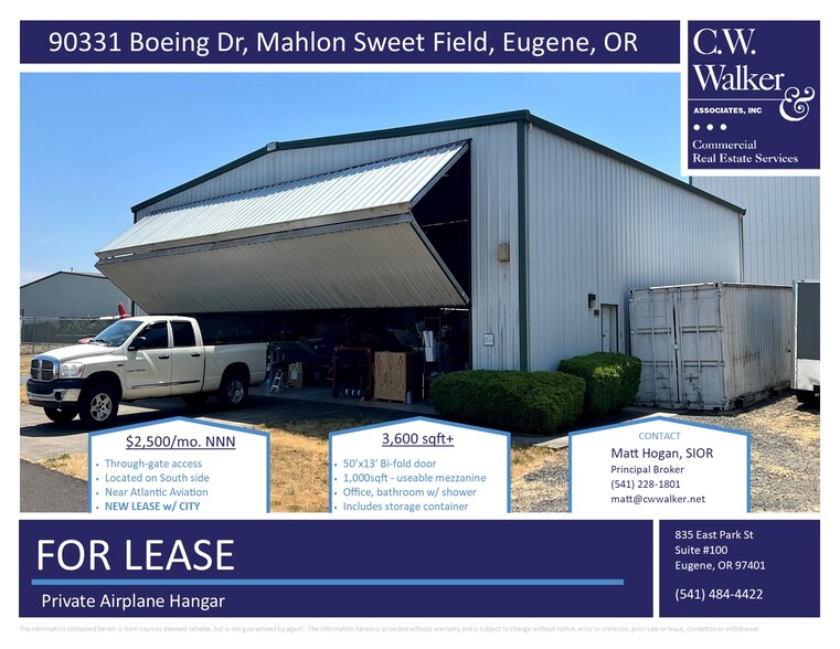 90331 Boeing Dr, Eugene, OR for lease - Building Photo - Image 1 of 4