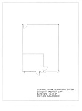 2171 S Trenton Way, Denver, CO for lease Floor Plan- Image 1 of 1