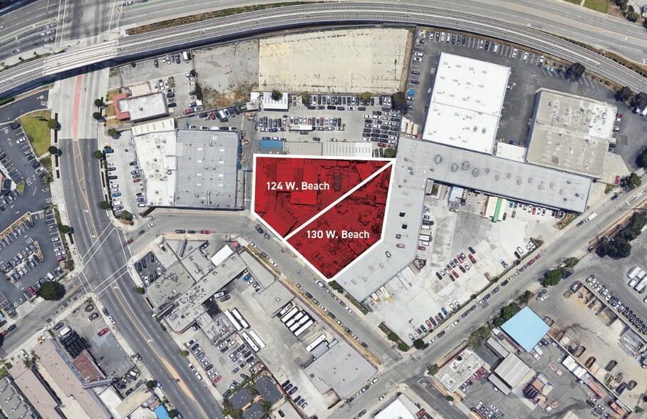 124-130 W Beach Ave, Inglewood, CA for lease - Primary Photo - Image 1 of 4