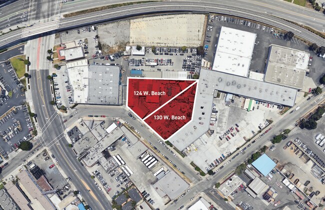 Plus de détails pour 124-130 W Beach Ave, Inglewood, CA - Terrain à louer