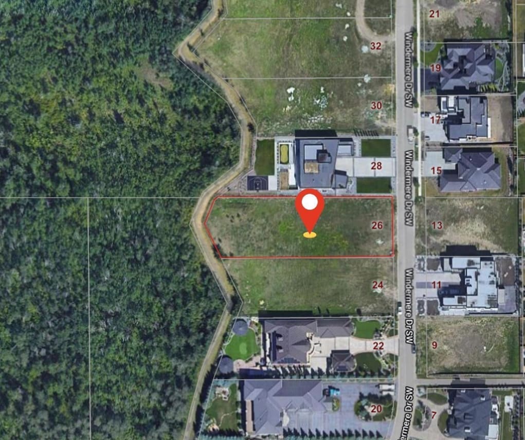 26 Windermere Dr SW, Edmonton, AB à vendre Aérien- Image 1 de 2