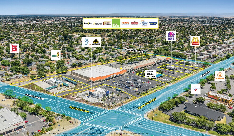 4551-4701 Mack Rd, Sacramento, CA à vendre - Photo du bâtiment - Image 2 de 9