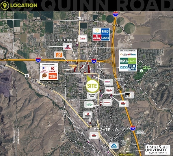 699 W Quinn Rd, Pocatello, ID for lease Map- Image 1 of 1