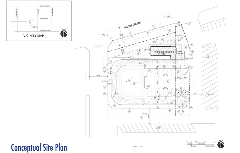 251 E Brown Rd, Mesa, AZ à louer - Plan de site - Image 3 de 4