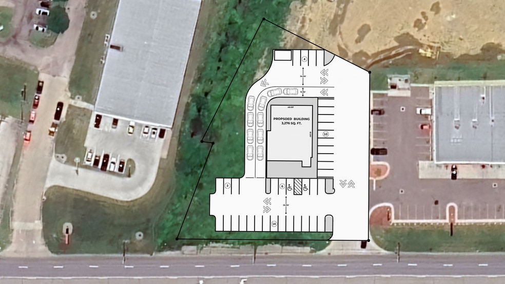 1108 Eads Pkwy, Lawrenceburg, IN à louer - Plan de site - Image 2 de 3