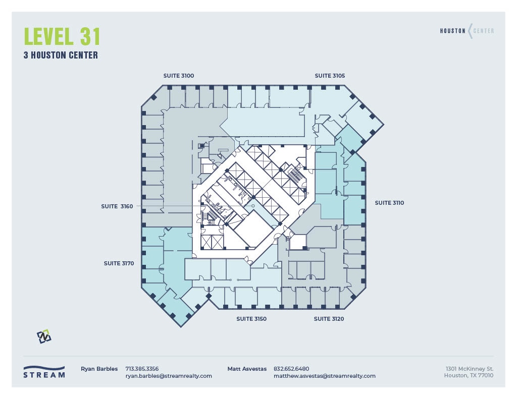 1301 McKinney St, Houston, TX for lease Floor Plan- Image 1 of 1