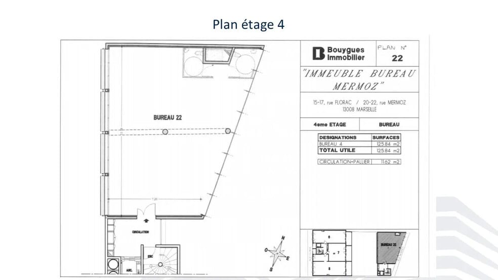 20 Rue Jean Mermoz, Marseille for lease - Floor Plan - Image 3 of 4