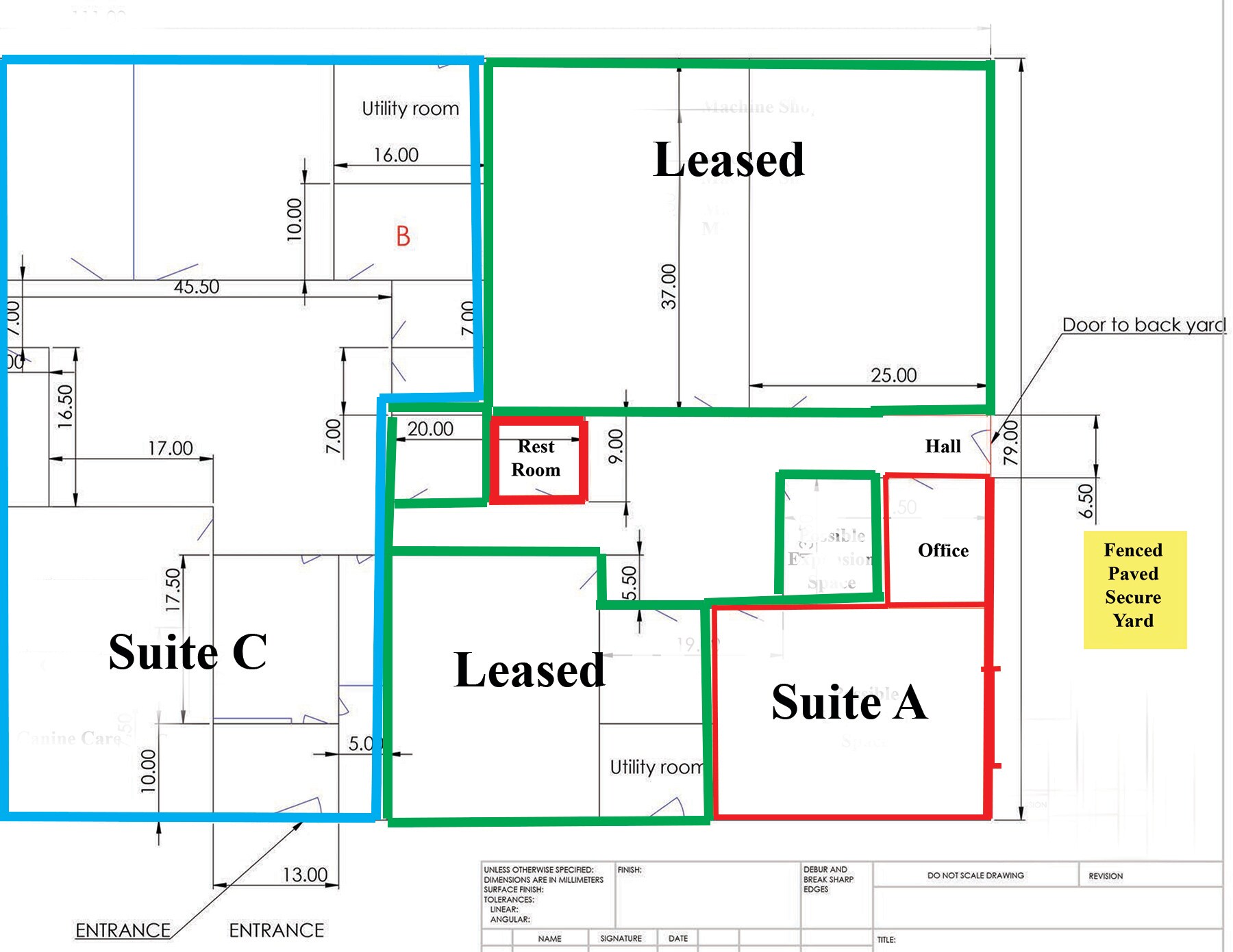 2800 S Pipeline Rd, Euless, TX à louer Plan d’étage- Image 1 de 1