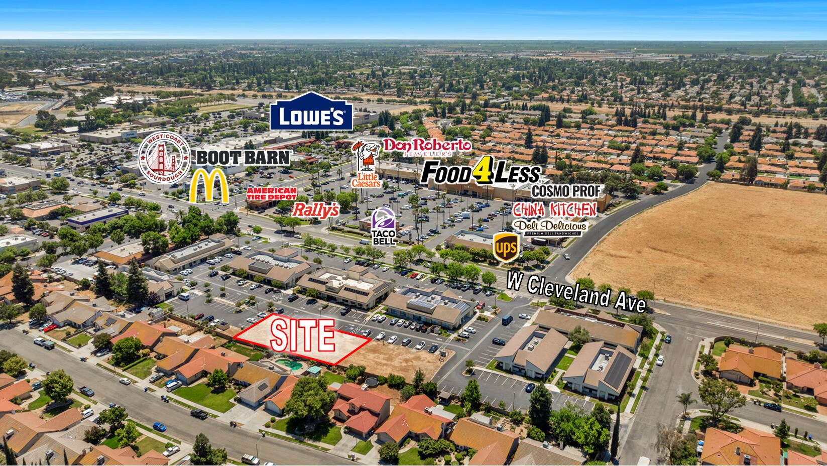 2391 W Cleveland Ave, Madera, CA à louer Photo du bâtiment- Image 1 de 10