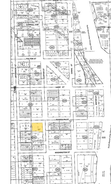 549 W Randolph St, Chicago, IL à louer - Plan cadastral - Image 2 de 13