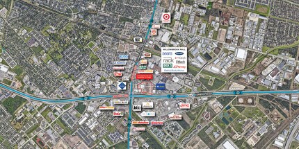 17776 State Highway 249, Houston, TX - AERIAL  map view