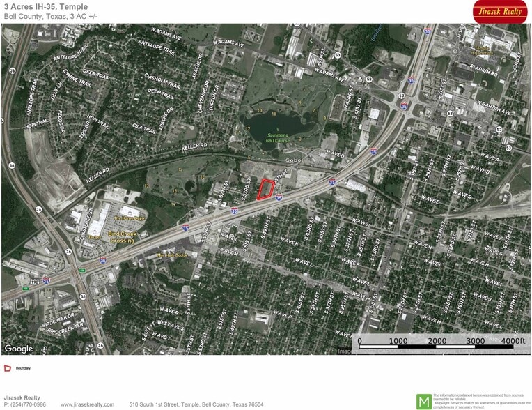 2500 S General Bruce Dr, Temple, TX for sale - Aerial - Image 2 of 2