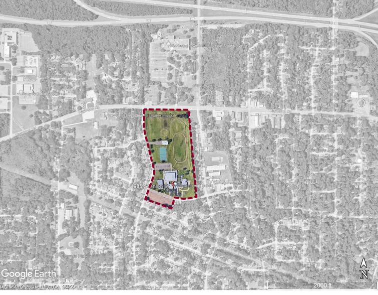 1985 Scanlon Dr, Jackson, MS à vendre - Aérien - Image 2 de 2