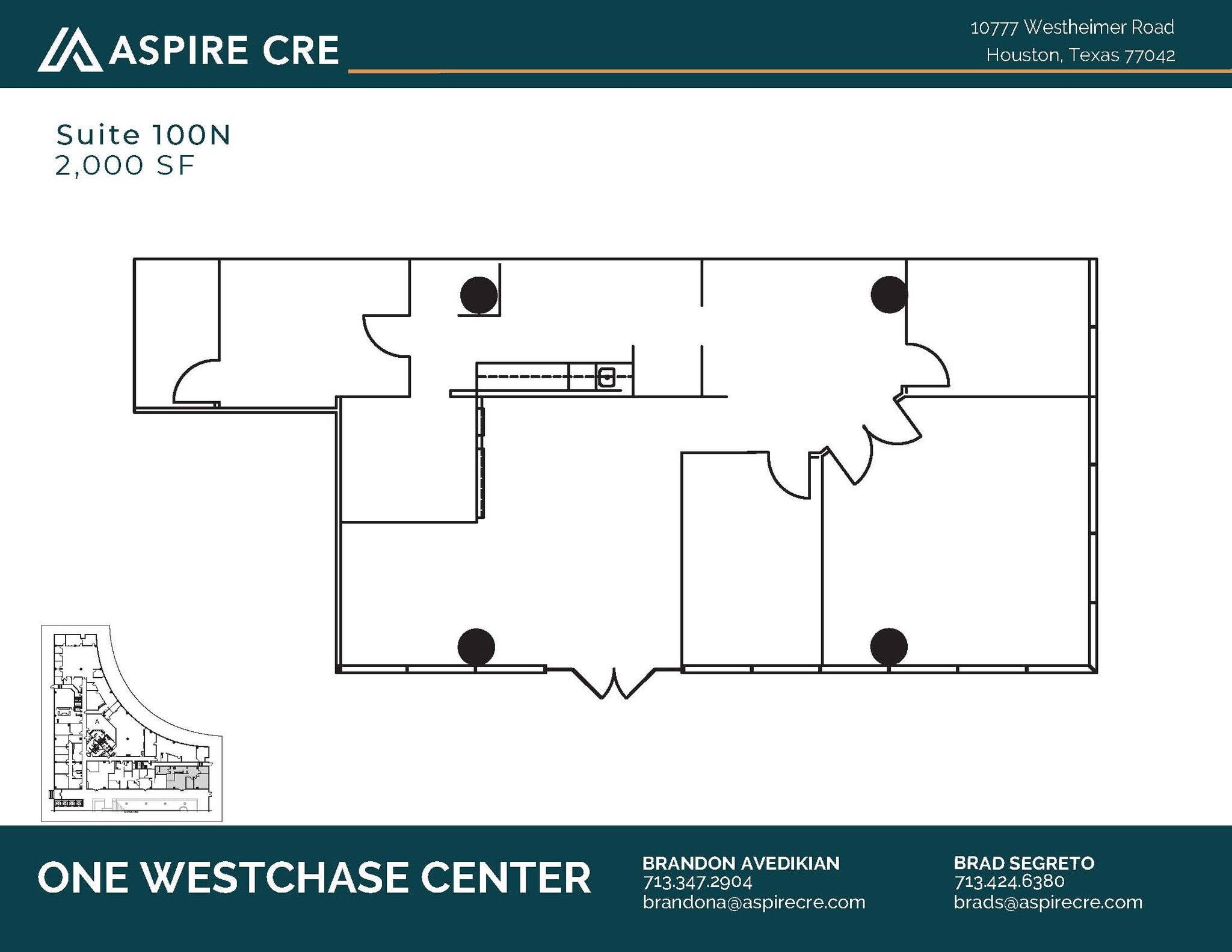 10777 Westheimer Rd, Houston, TX for lease Floor Plan- Image 1 of 1