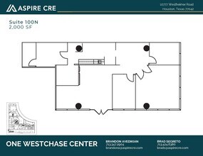 10777 Westheimer Rd, Houston, TX for lease Floor Plan- Image 1 of 1