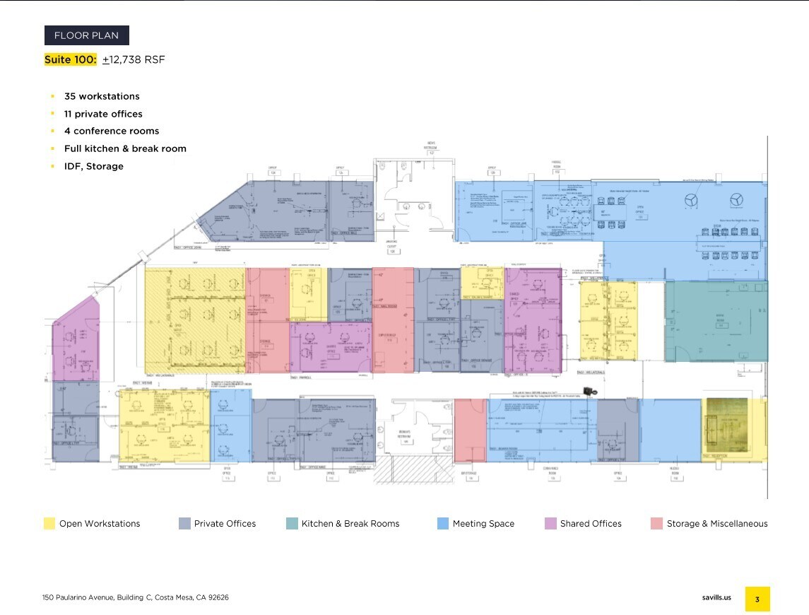 150 Paularino Ave, Costa Mesa, CA for lease Floor Plan- Image 1 of 1