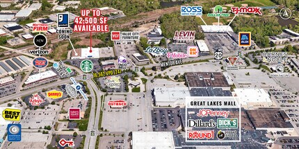 7721-7723 Mentor Ave, Mentor, OH - Aerial  map view - Image1