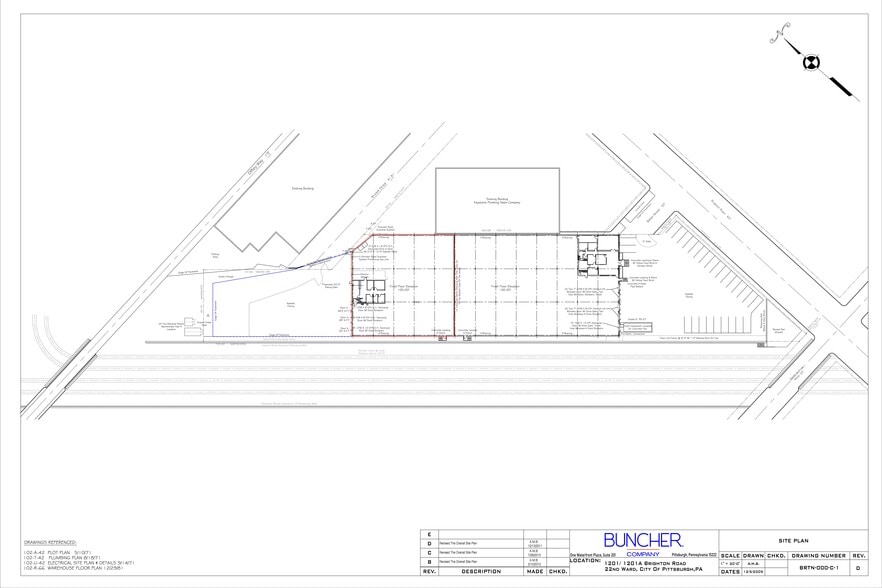 1201 Brighton Rd, Pittsburgh, PA for lease - Site Plan - Image 1 of 6