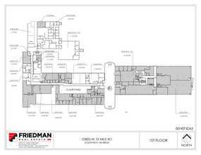 23800 W 10 Mile Rd, Southfield, MI à louer Plan d  tage- Image 2 de 2