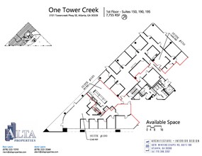 3101 Towercreek Pkwy SE, Atlanta, GA à louer Plan d  tage- Image 2 de 2