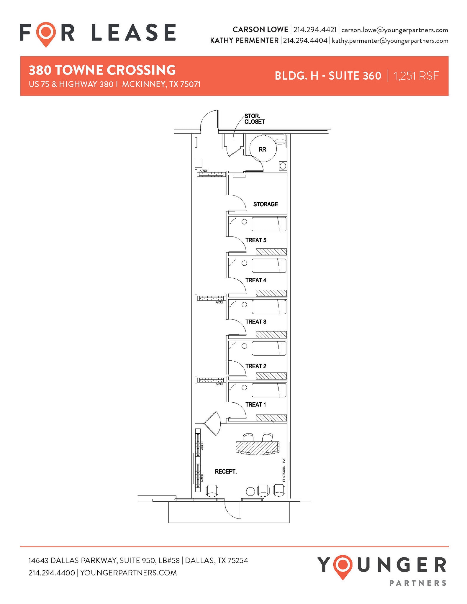 2050 W University Dr, McKinney, TX à louer Plan d’étage- Image 1 de 1