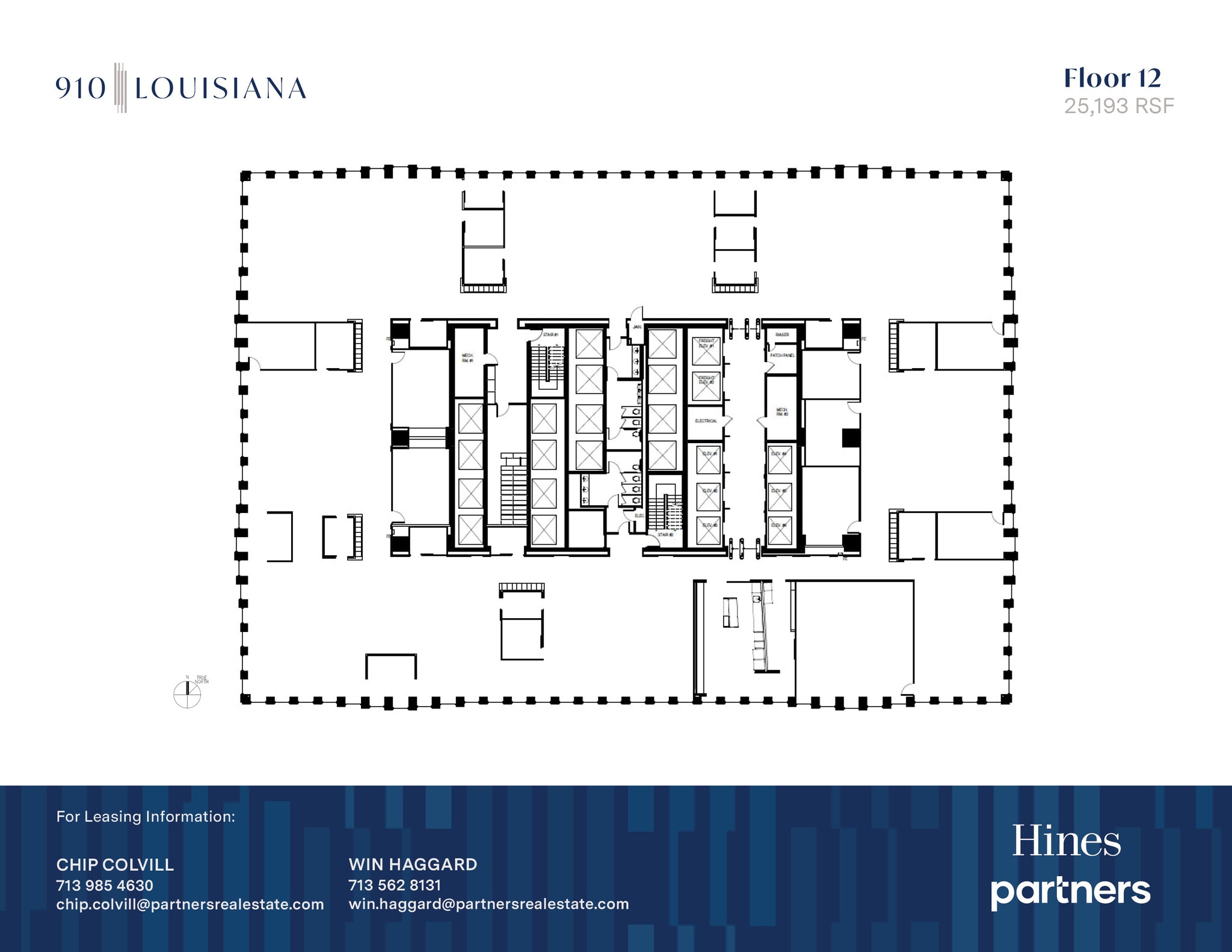 910 Louisiana St, Houston, TX à louer Plan d’étage- Image 1 de 1