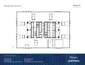 910 Louisiana St, Houston, TX à louer Plan d’étage- Image 1 de 1