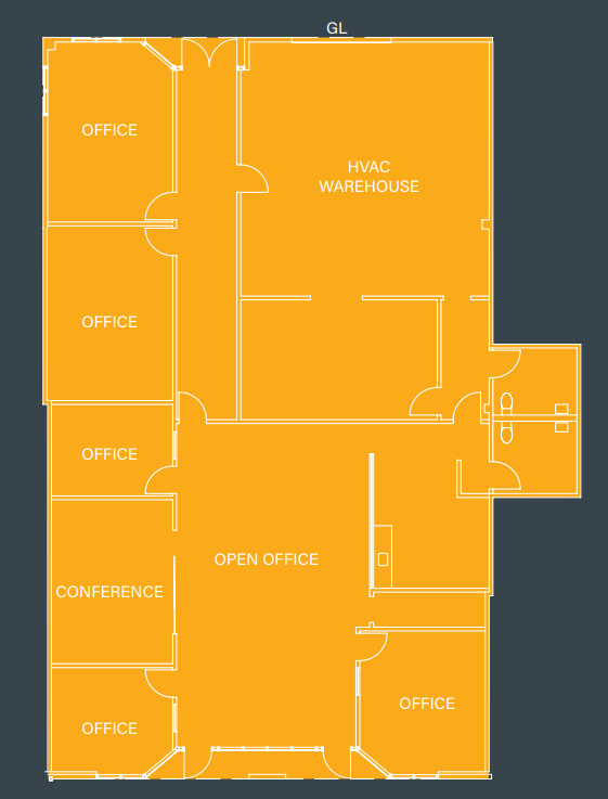 9520 Padgett St, San Diego, CA à louer Plan d’étage- Image 1 de 1
