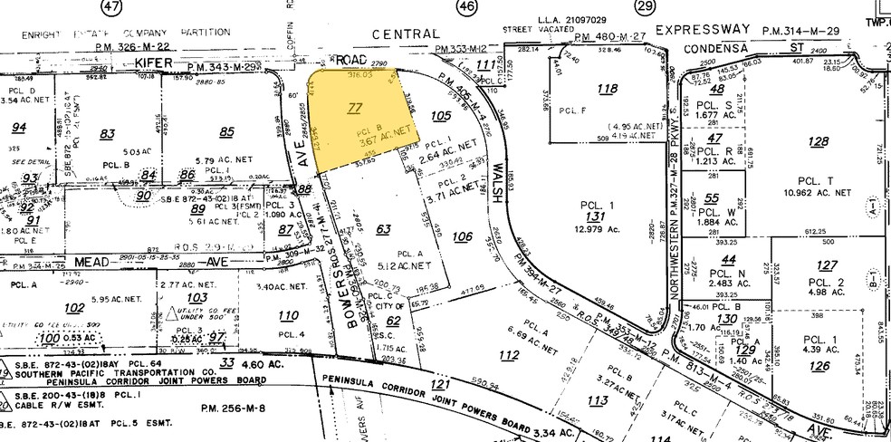 2790-2855 Walsh Ave, Santa Clara, CA à vendre - Plan cadastral - Image 1 de 1