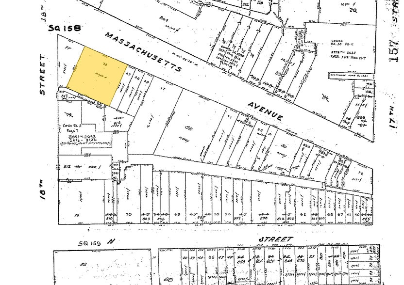 1776 Massachusetts Ave NW, Washington, DC for lease - Plat Map - Image 2 of 8