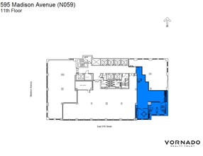 595 Madison Ave, New York, NY for lease Floor Plan- Image 2 of 2