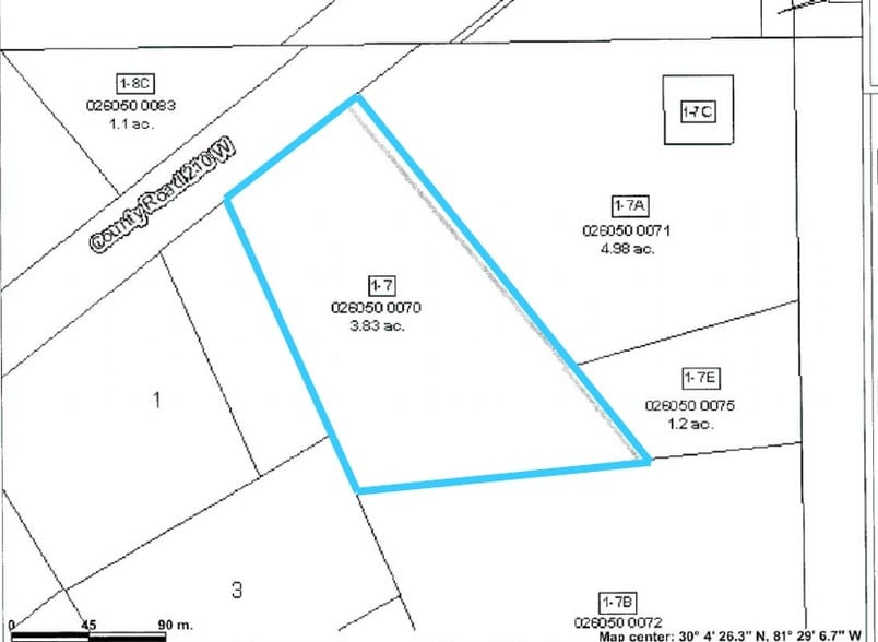 1285 County Road 210, Jacksonville, FL for sale - Plat Map - Image 3 of 3