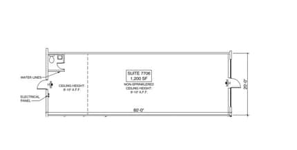 7702-7760 Spalding Dr, Norcross, GA à louer Plan d’étage- Image 2 de 2