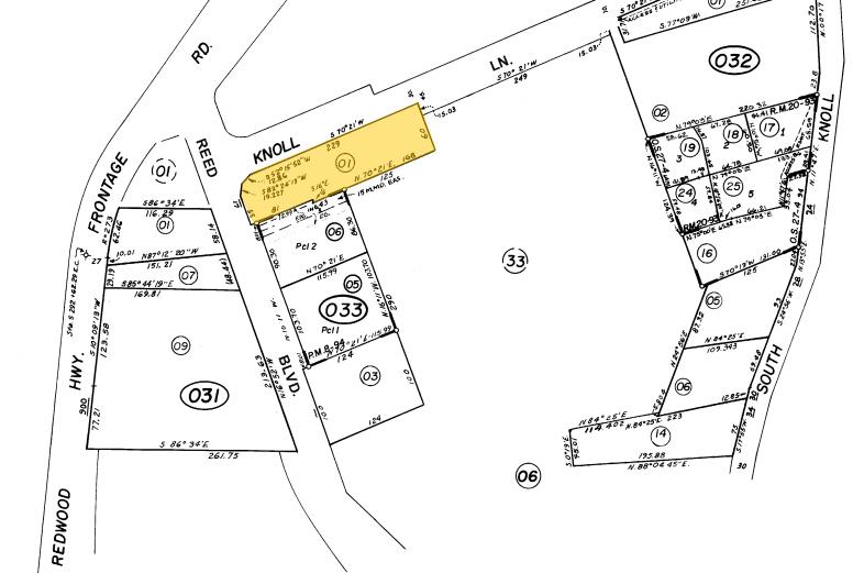 6 Knoll Ln, Mill Valley, CA for lease - Plat Map - Image 2 of 5