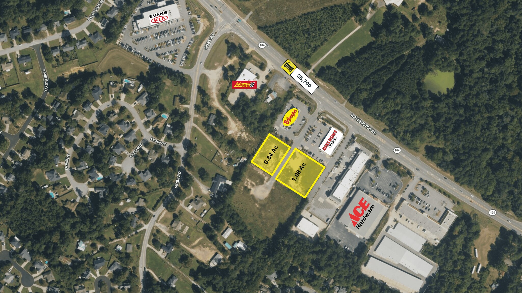 4546 Washington Rd, Evans, GA à vendre Photo du bâtiment- Image 1 de 4
