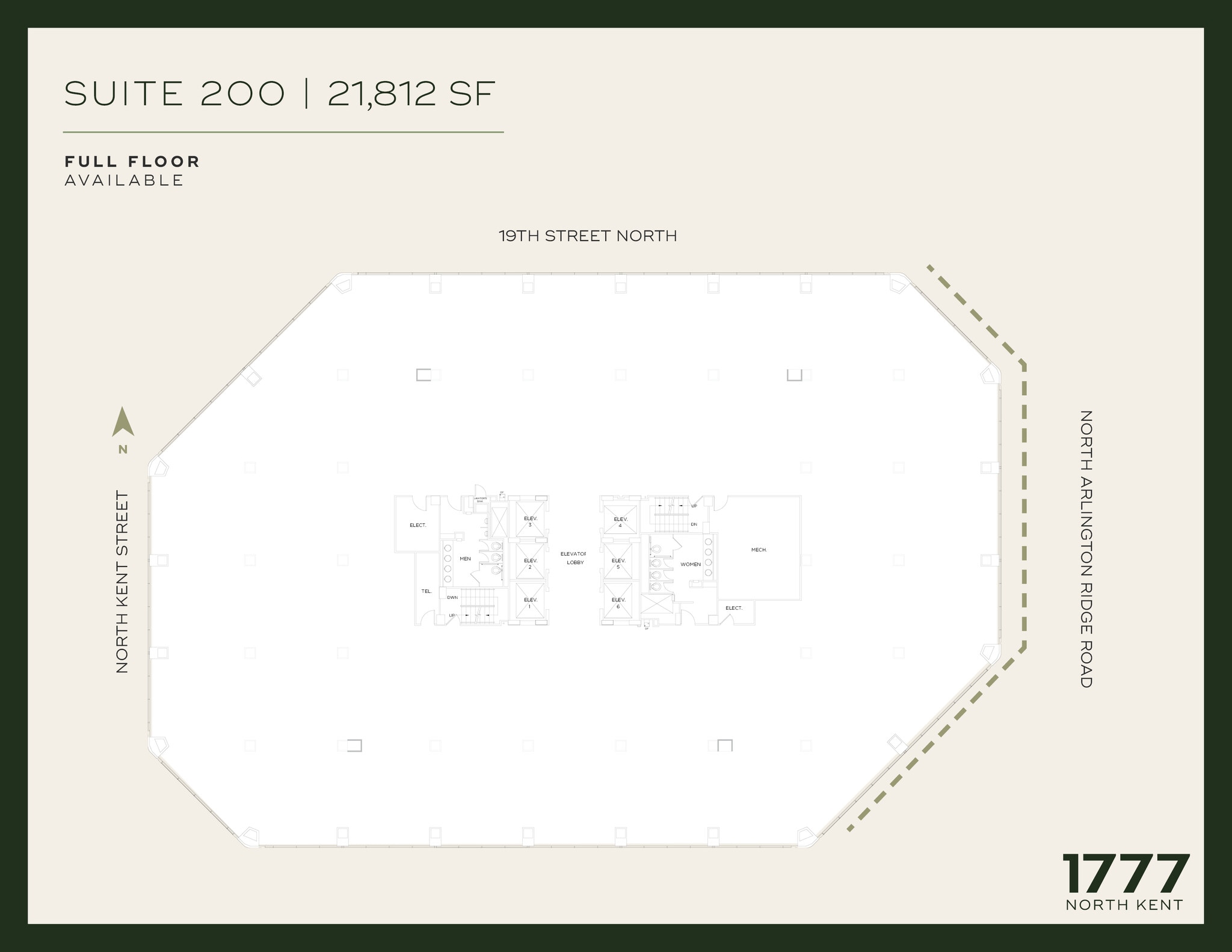 1777 N Kent St, Arlington, VA for lease Floor Plan- Image 1 of 1