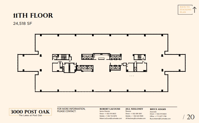 3000 Post Oak Blvd, Houston, TX for lease Floor Plan- Image 1 of 1