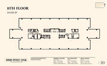 3000 Post Oak Blvd, Houston, TX for lease Floor Plan- Image 1 of 1